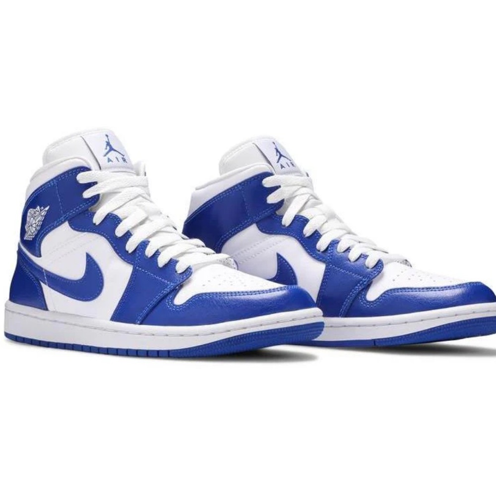 Nike x Air Jordan 1 Mid Kentucky Blue High Top Sneaker